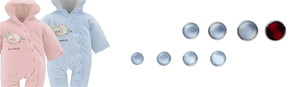 metal button for baby product