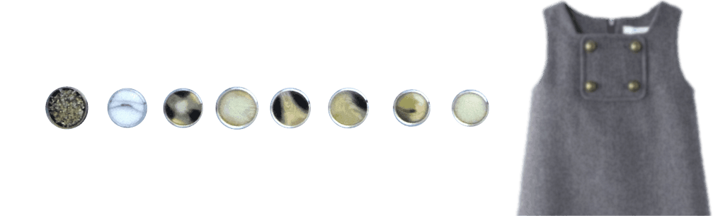 metal button for baby product