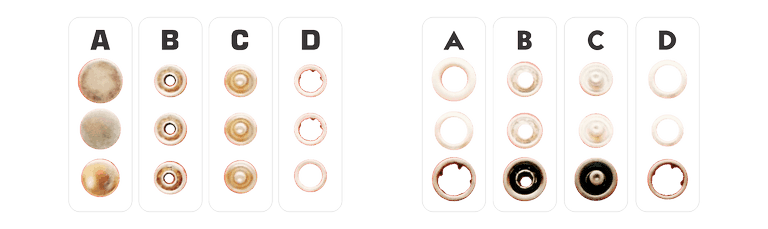 metal button for baby product