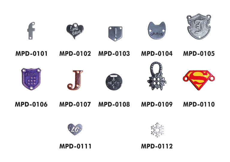 metal plate / plat besi merk pesan industri kancing besi pt wahana kreasi hasil kencana metal button