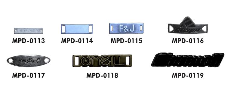 metal plate / plat besi merk pesan industri kancing besi pt wahana kreasi hasil kencana metal button