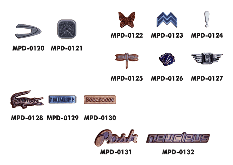 metal plate / plat besi merk pesan industri kancing besi pt wahana kreasi hasil kencana metal button