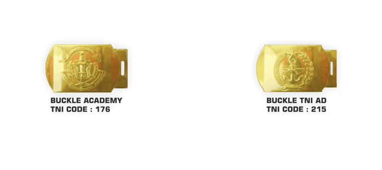 AMBLEM BESI METAL TNI POLISI